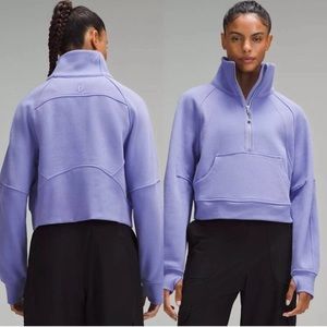 Lululemon Dark Lavender Funnel Neck Scuba